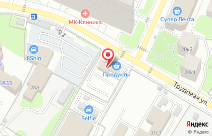 Магазин автозапчастей на Трудовой, ст37Б на карте