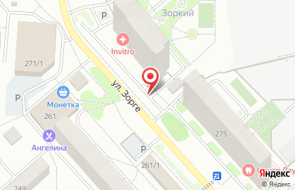 Автостоянка в Новосибирске на карте