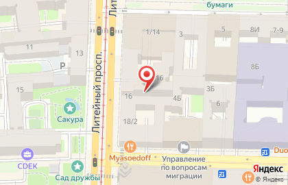 Бизнес-клуб Ментор СПБ на карте