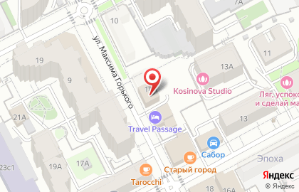 Мери Поппинс на улице Максима Горького на карте