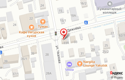 Автоцентр 555 на улице Дежнева на карте