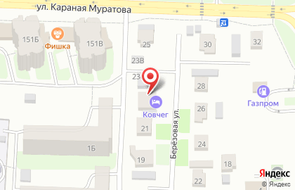 Гостиничный комплекс Ковчег на Берёзовой улице на карте