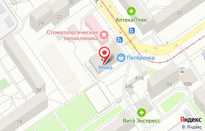 Торгово-офисный центр Мико на карте