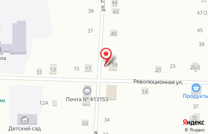 Продуктовый магазин в Саратове на карте