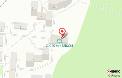 Дом культуры 40 лет ВЛКСМ в Первомайском районе на карте