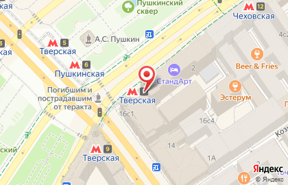 Магазин одежды h & m в Москве на карте