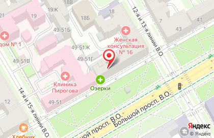 Художественный салон-мастерская Art-город в Василеостровском районе на карте