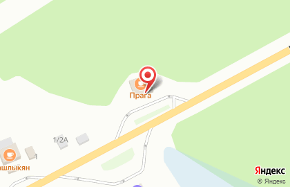 Прага на карте