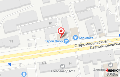 Продуктовый магазин, ИП Саенко С.В. на Старомарьевском шоссе на карте