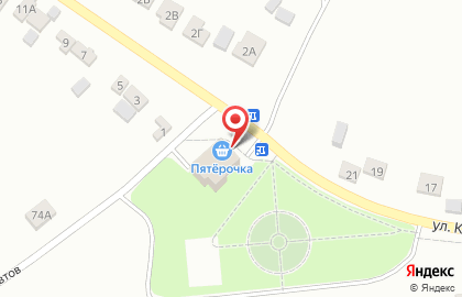 Супермаркет Пятёрочка в Октябрьском районе на карте
