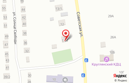 Круглянский фельдшерско-акушерский пункт Каширская районная больница на карте