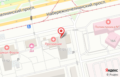Медицинский центр Доверие на Набережночелнинском проспекте на карте