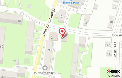 Волховчанка на карте