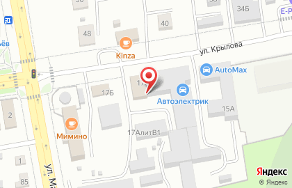 Кадровое агентство Квант+ на улице Крылова на карте