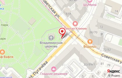 Магазин хлебобулочный изделий Владимирская трапеза на карте
