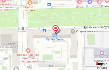 Средняя общеобразовательная онлайн школа Старая школа на карте