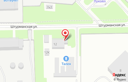 Всемирная служба доставки UPS на Штурманской улице на карте
