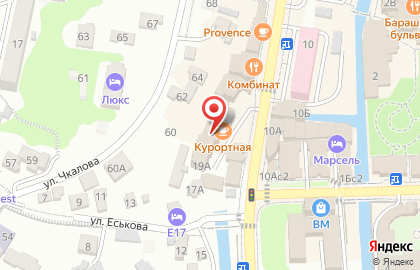 Магазин Курортные товары на карте
