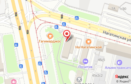 Империя Потолков на Нагатинской улице на карте