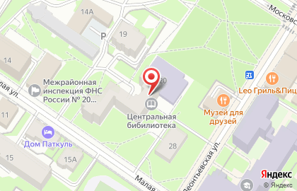 Цбс Пушкинского Района на карте