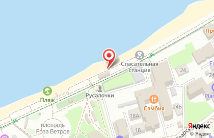 Киоск фастфудной продукции на улице Володарского на карте