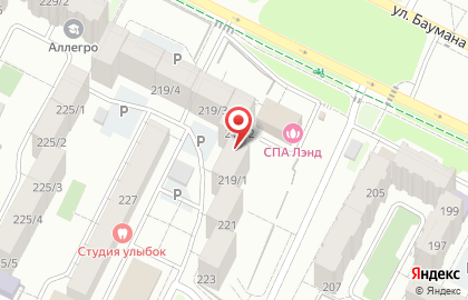 Жилые комплексы, МУП Управление капитального строительства г. Иркутска на улице Баумана 219/1 на карте