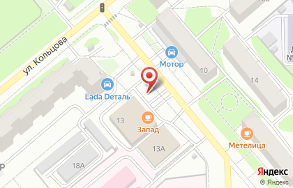 Первая полоса на улице Менделеева на карте