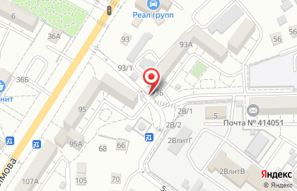 Продовольственный магазин Наш квартал на улице Адмирала Нахимова на карте