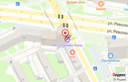 Металлинвестбанк в Перми на карте
