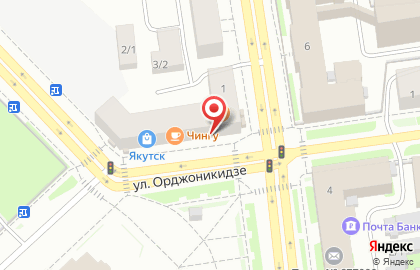 Кафе корейской кухни Чингу на улице Дзержинского на карте