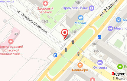 Билборды (6х3 м) от РГ Дрим в Краснооктябрьском районе на карте