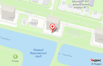 Продукты на Варшавском шоссе на карте