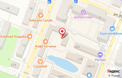 Магазин обуви на ул. Урицкого (Гатчинский район), 19д на карте