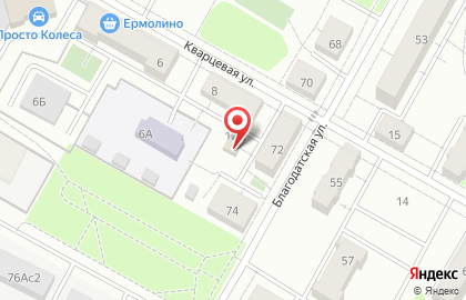 Сауна Жара в Чкаловском районе на карте