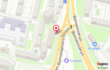 Банк ВТБ в Белгороде на карте