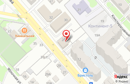 Банкомат на улице Кузнецова на карте