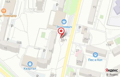 Барин-магазин #Литерр в Краснофлотском районе на карте