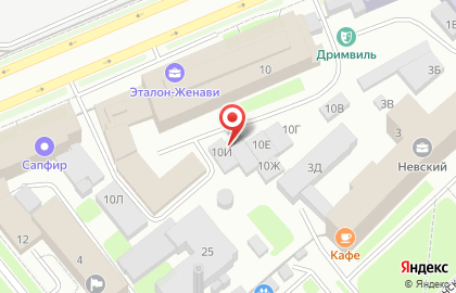 СТО Аэродром на Большом Смоленском проспекте на карте