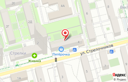 Amigo на улице Стрелочников на карте