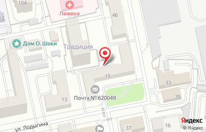 Стайер на улице Лодыгина на карте