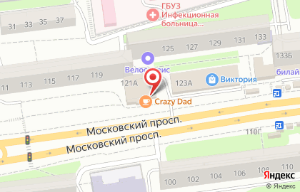 Агентство недвижимости Авалон на Московском проспекте на карте