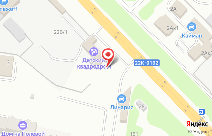 Автомойка на улице Полевая 1 на карте