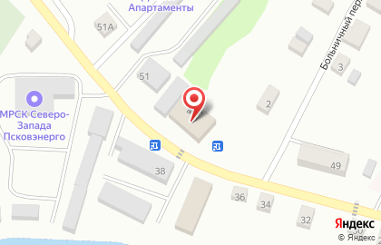 Магазин цветов в Пскове на карте