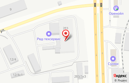 ООО Союз на улице Терешковой на карте