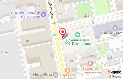 Продуктовый магазин в Санкт-Петербурге на карте