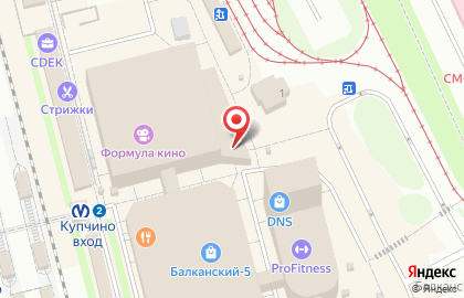 Букмекерская контора БалтБет на Балканской площади на карте