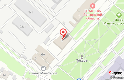 Компания ПЕНЗАЭНЕРГОМОНТАЖ на карте