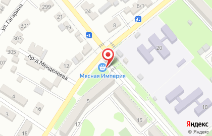 Магазин Мясная империя на карте