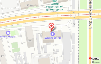 Оптовая фирма Электрические технологии на площади 1905 года на карте