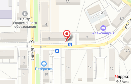 Мясная лавка Рощинский на улице Ленина на карте